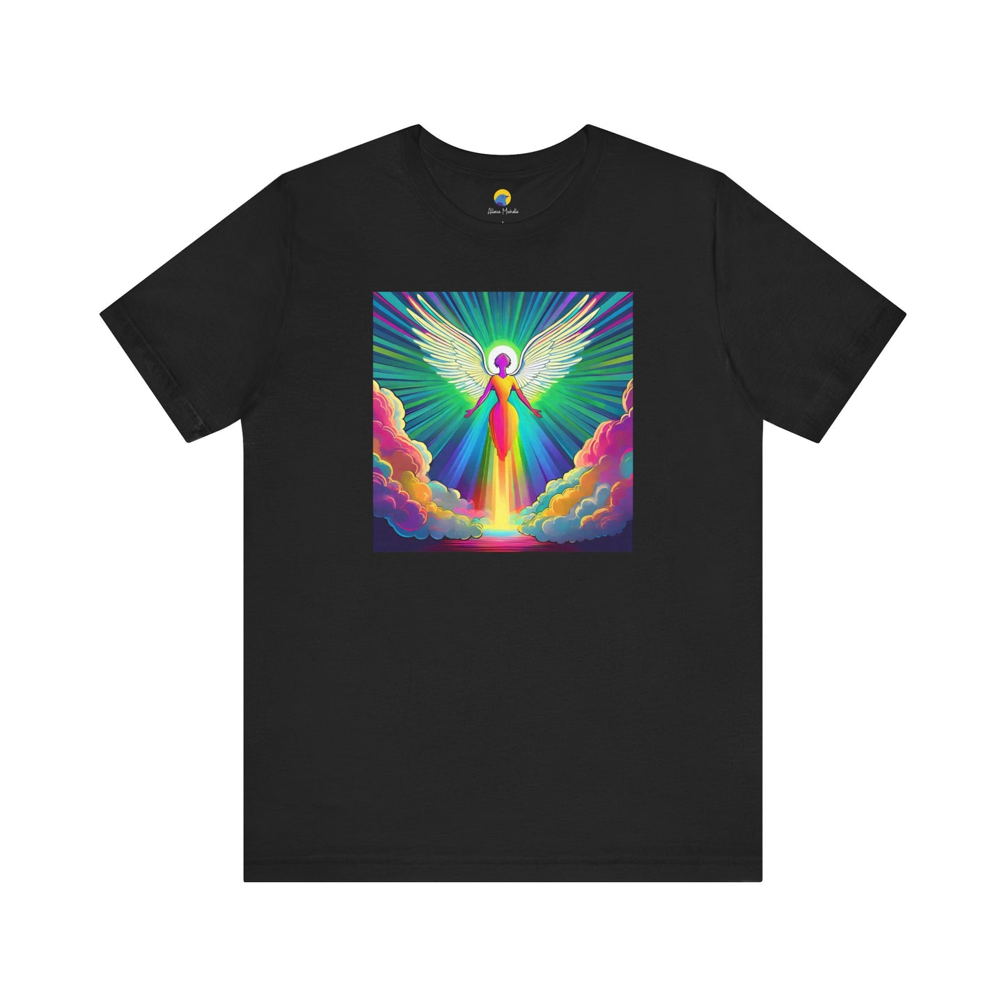 Glowing Angel Unisex Jersey Short Sleeve Tee