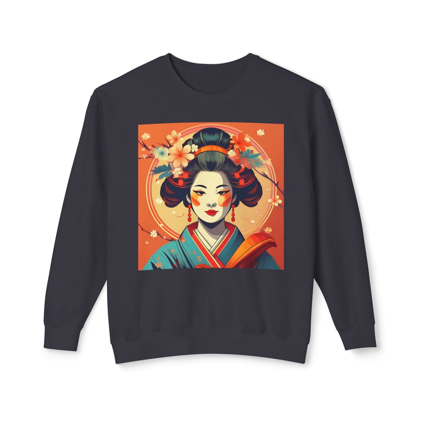 Coral Geisha 100% Cotton Sweatshirt