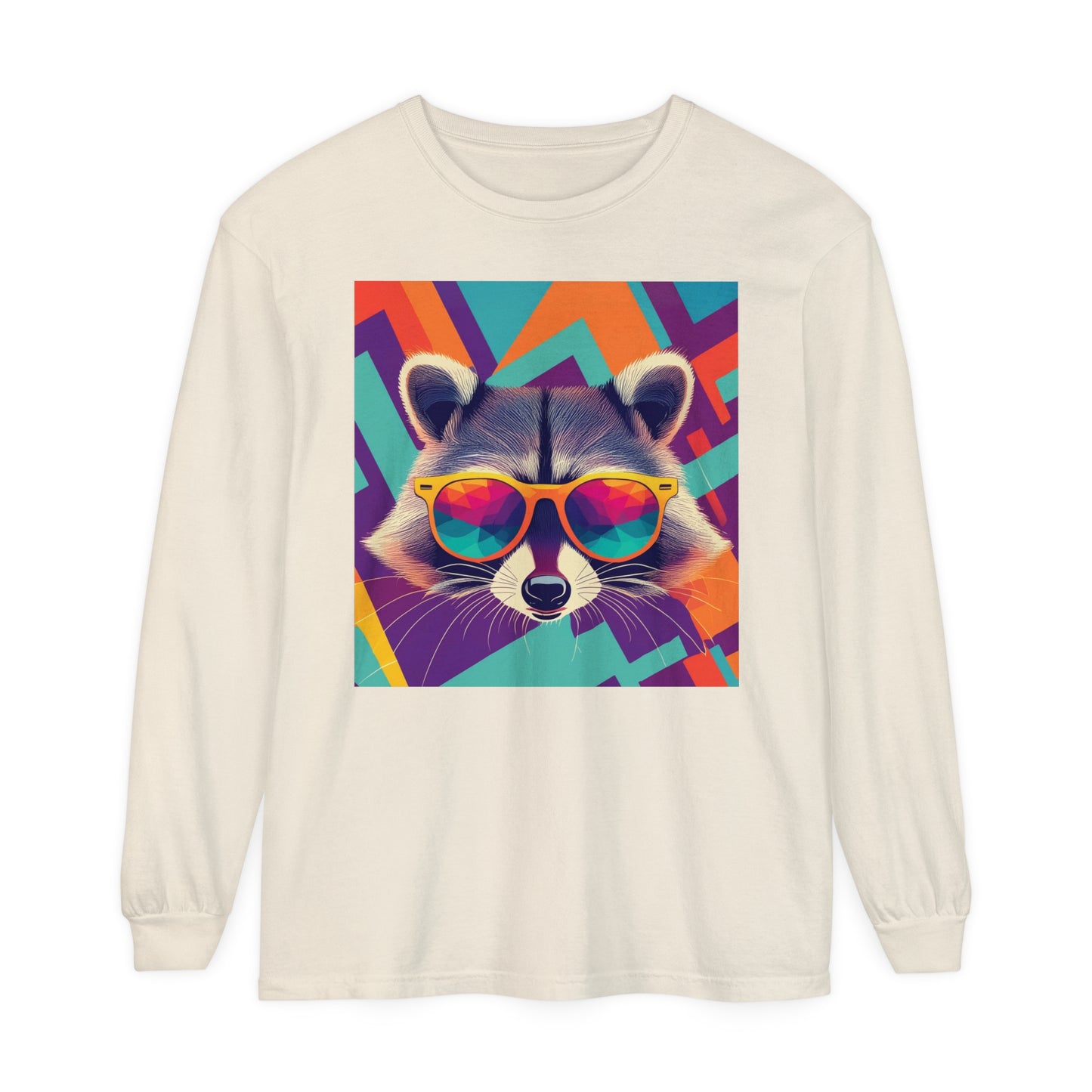 Cool Raccoon Long Sleeve Tee