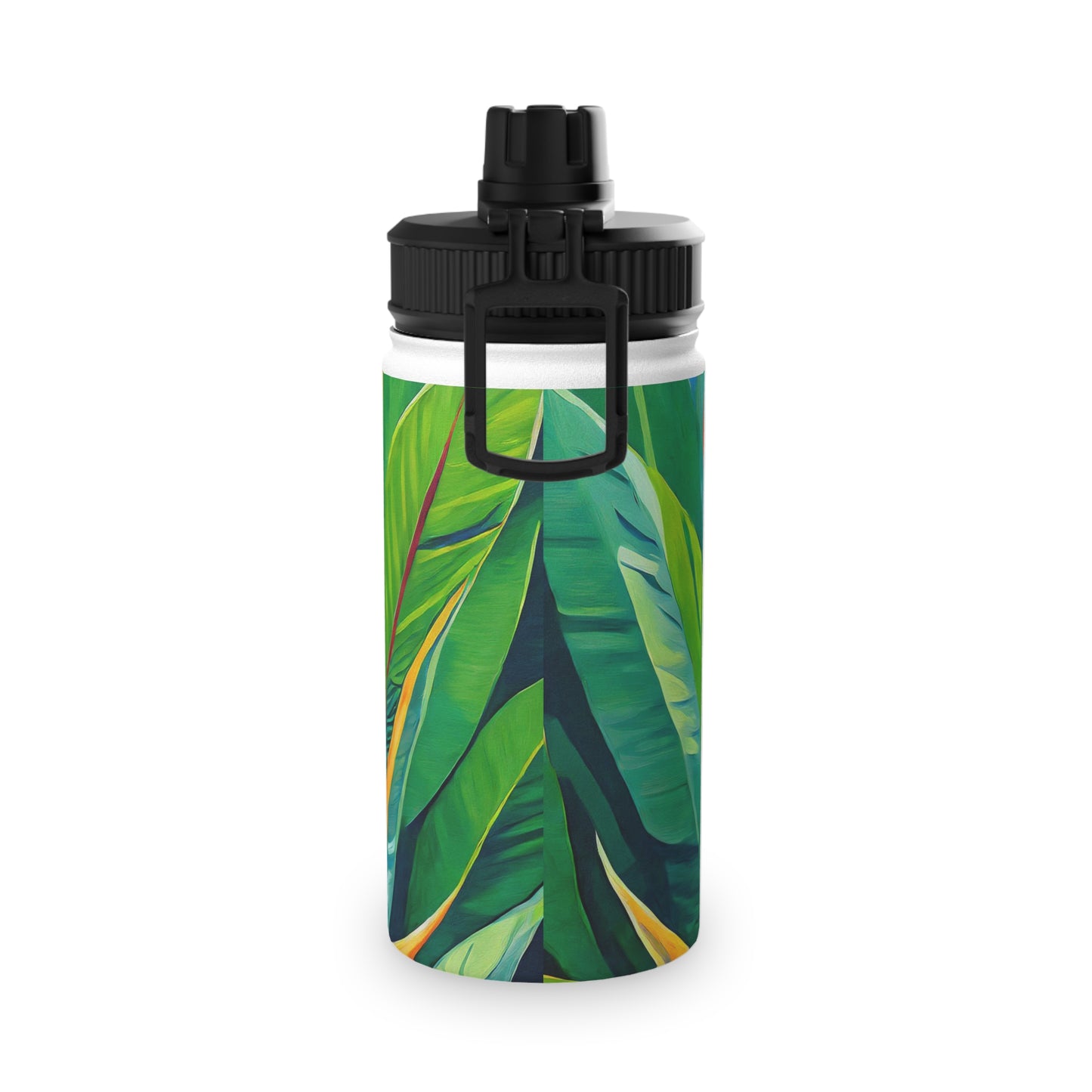 Bird or Paradise Stainless Steel Water Bottle, Sports Lid