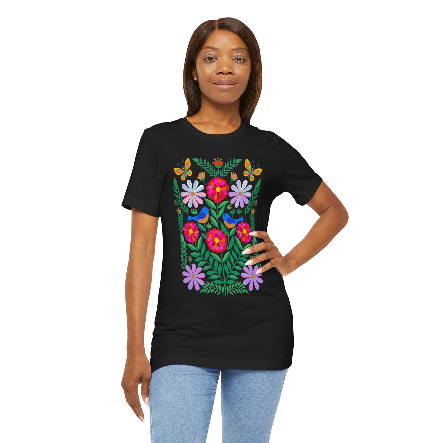 Folk Art Floral Tee