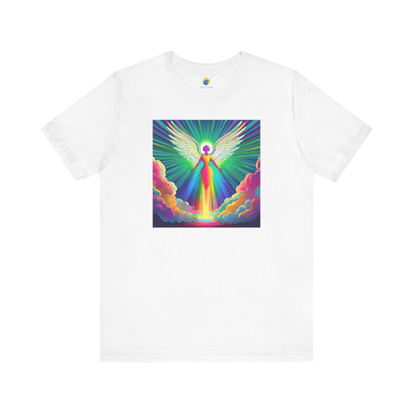 Glowing Angel Unisex Jersey Short Sleeve Tee