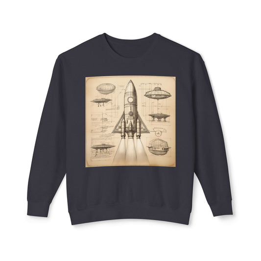 Retro Rocket 100% Cotton Sweatshirt