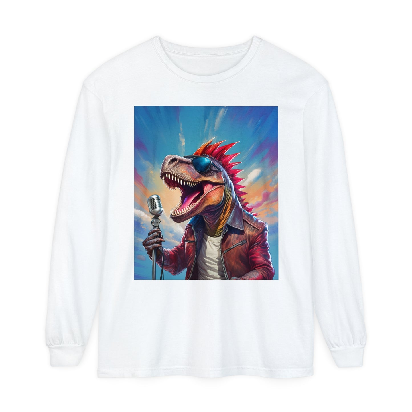 Rockin' T-Rex Long Sleeve Tee