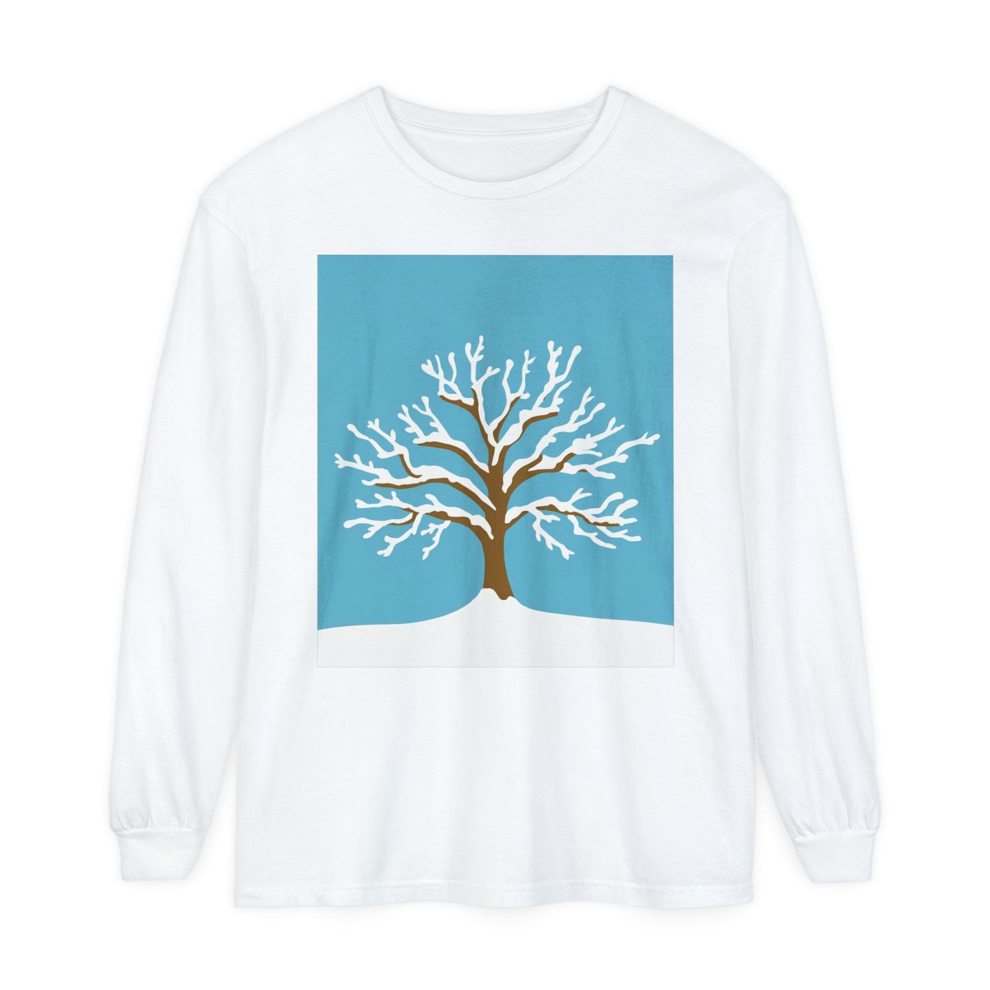 Snowy Tree Long Sleeve Tee