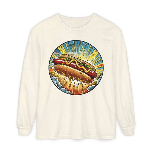 Heroic Hot Dog Long Sleeve Tee