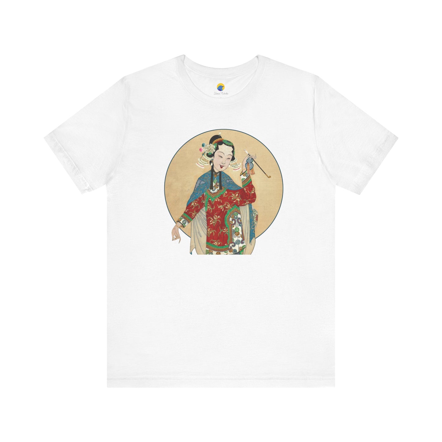 Chinese Opera Character Unisex Jersey Short Sleeve Tee