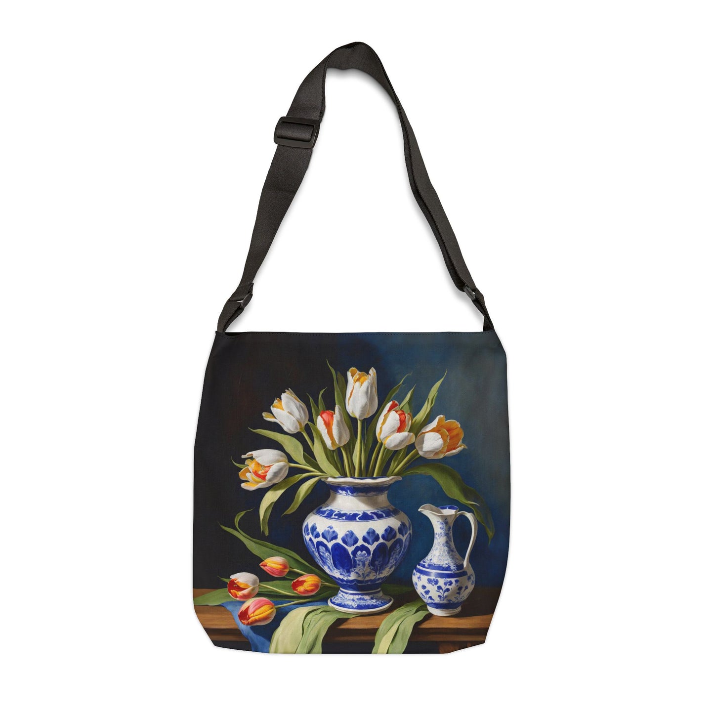 Tulips Adjustable Tote Bag