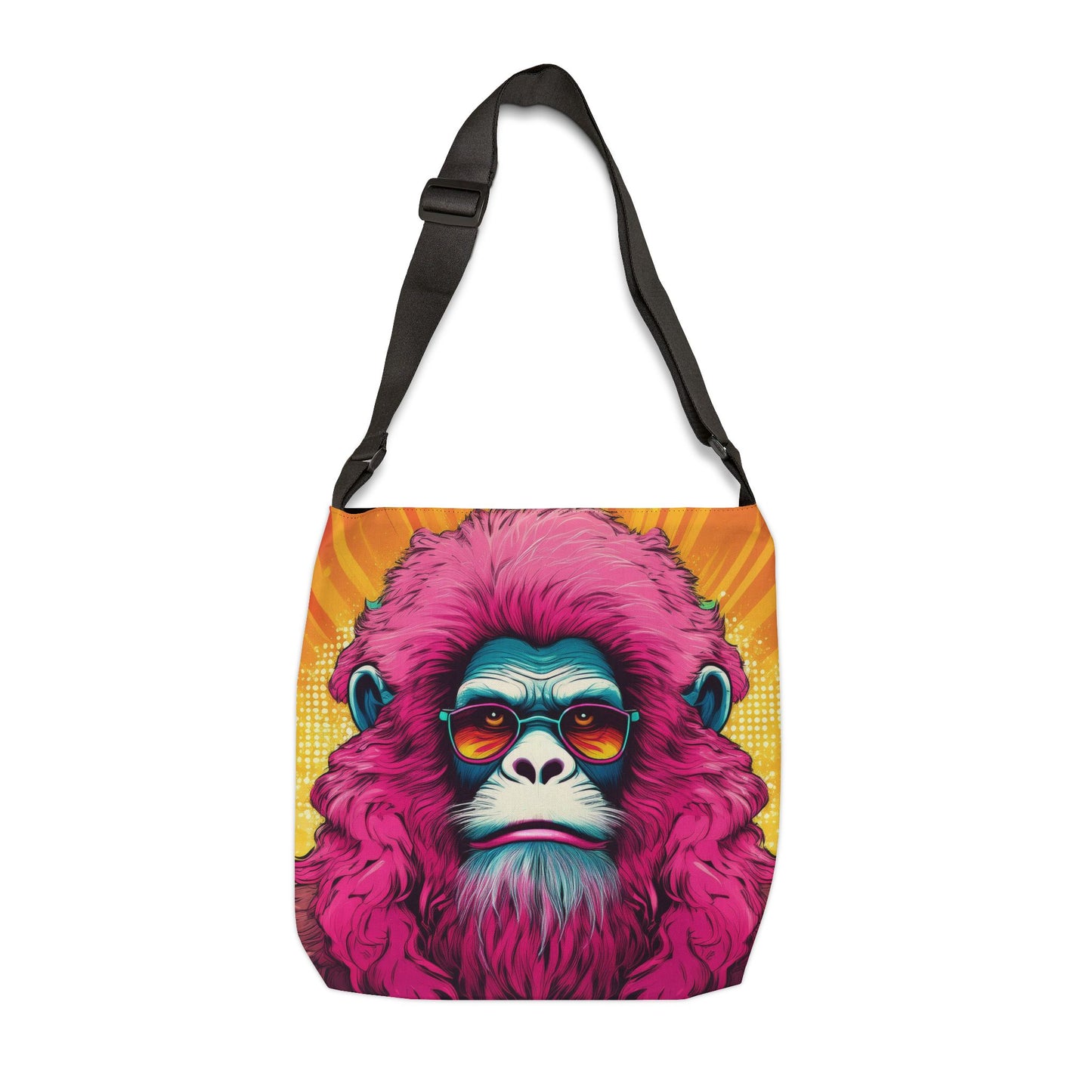 Pink Yeti Portrait Tote Bag