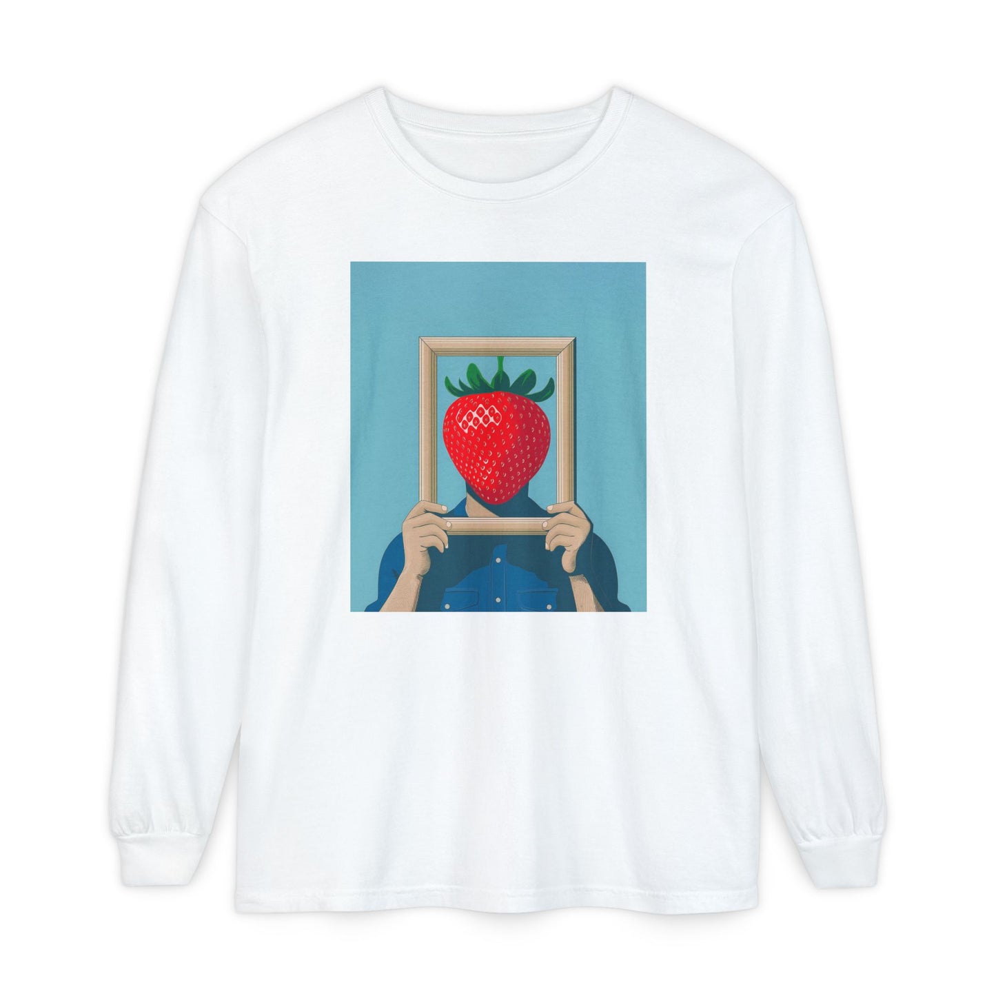 Surreal Strawberry Long Sleeve Tee