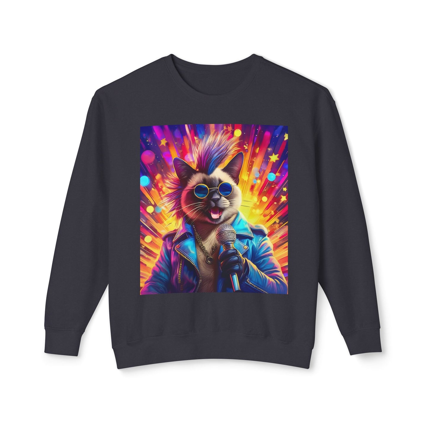 Rockin' Kitty 100% Cotton Sweatshirt