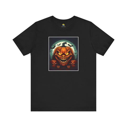 Evil Jack-O-Lanterns Unisex Jersey Short Sleeve Tee